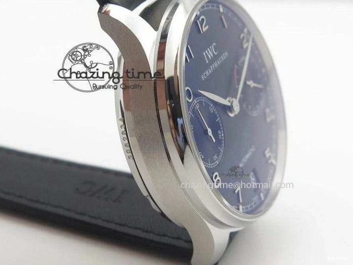 MIROTIME 0310 Portuguese Real PR IW500703 ZF 1:1 Best Edition On Black Leather Strap A Durable 7370